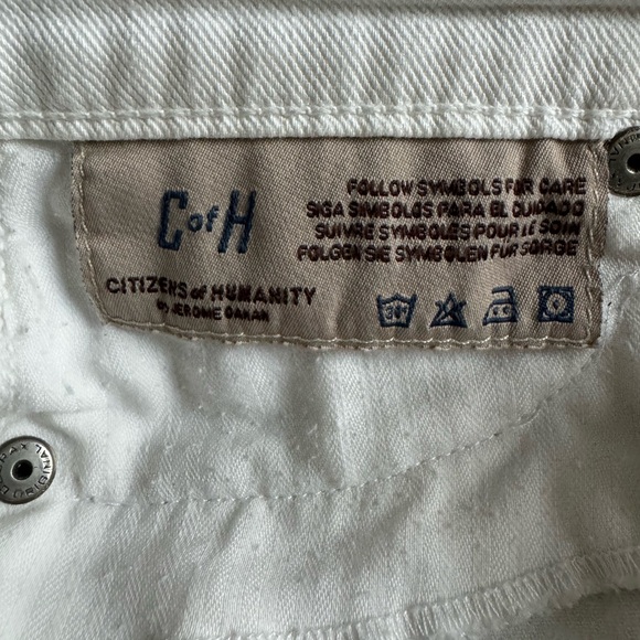 Citizens of Humanity white jeans - size 26 - Picture 4 of 5